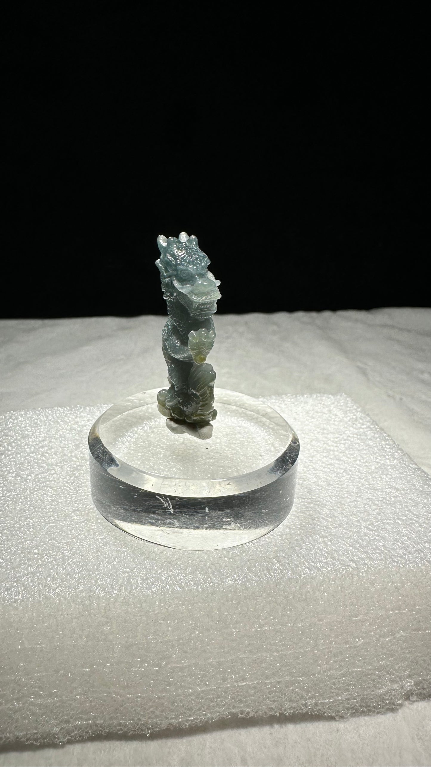 3D Dragon Carving - Guatemala Jade