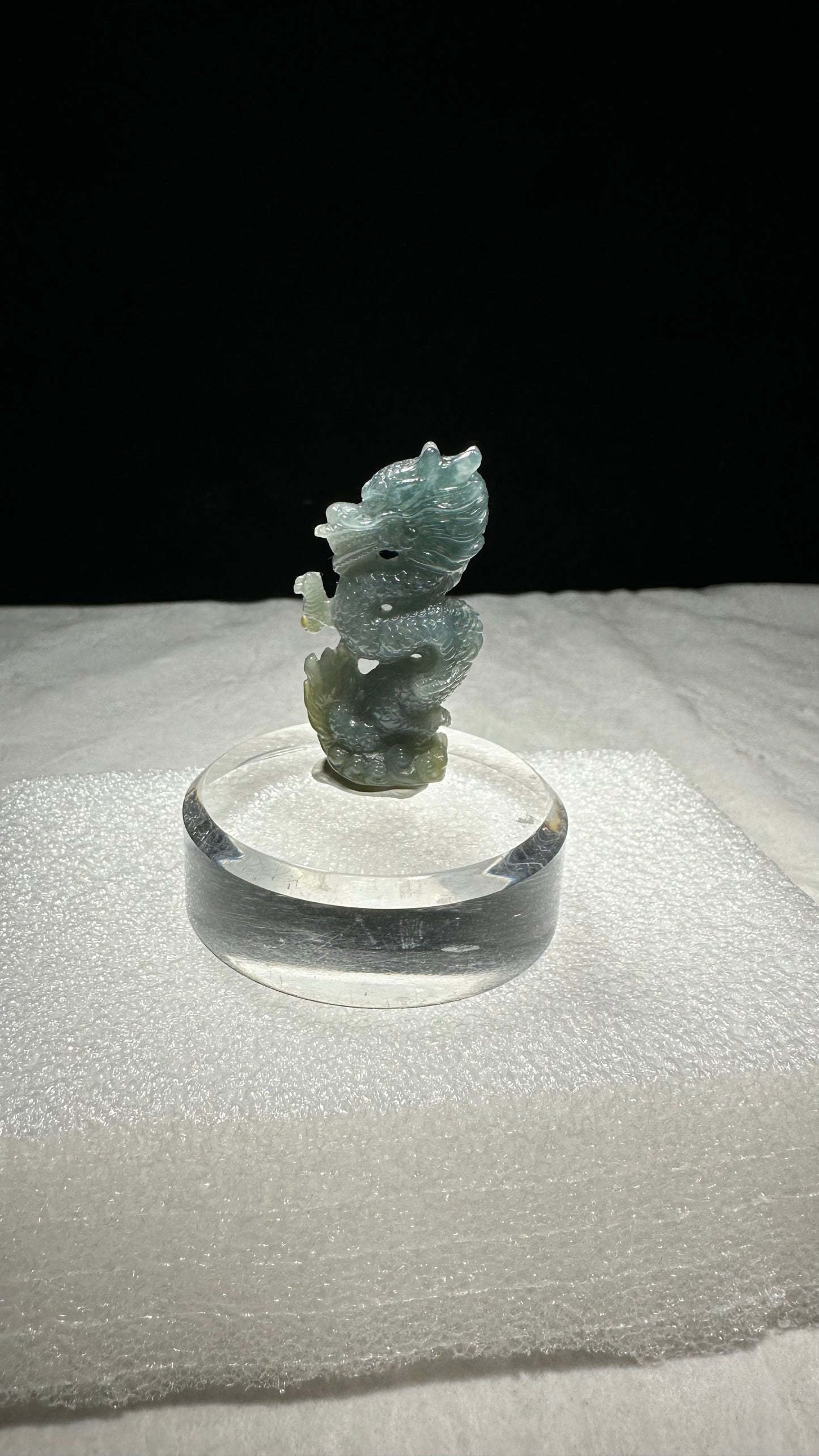 3D Dragon Carving - Guatemala Jade