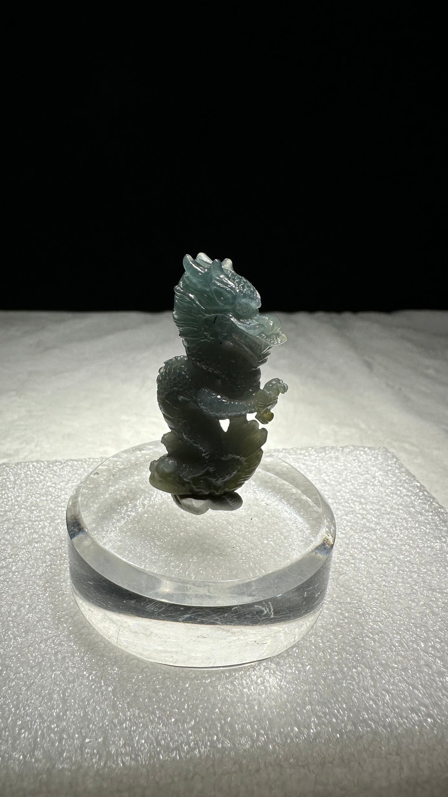 3D Dragon Carving - Guatemala Jade