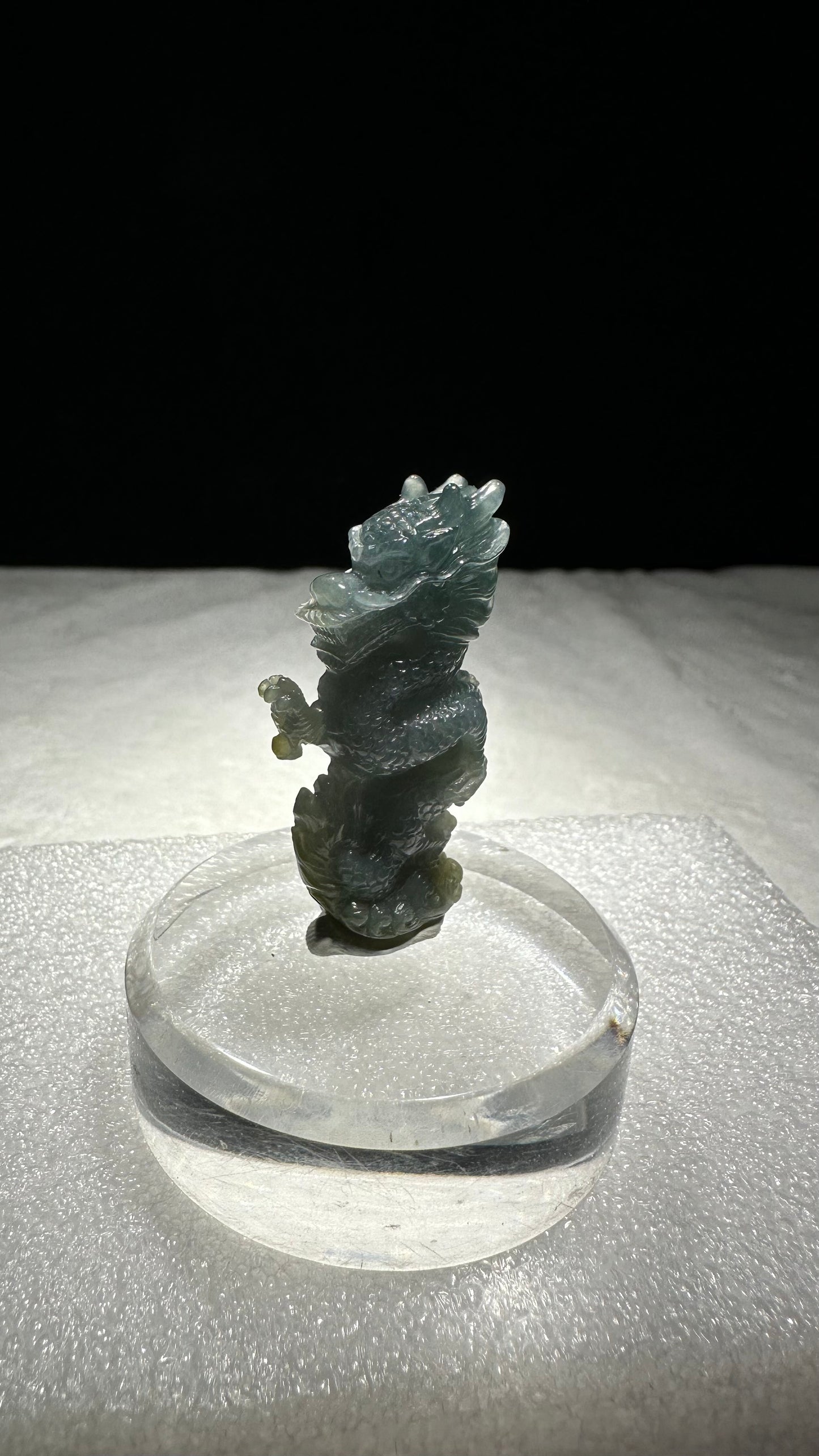 3D Dragon Carving - Guatemala Jade