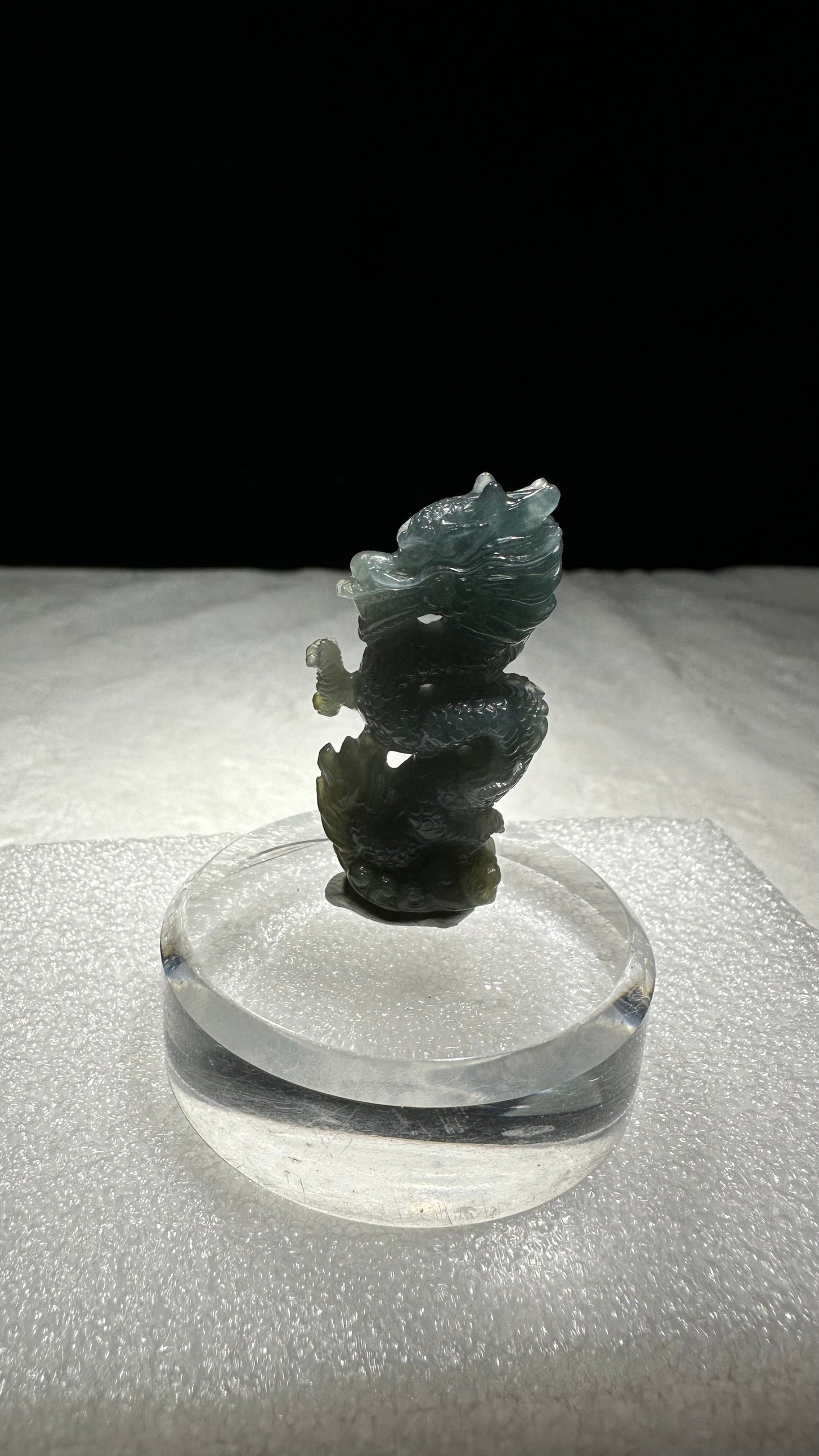 3D Dragon Carving - Guatemala Jade