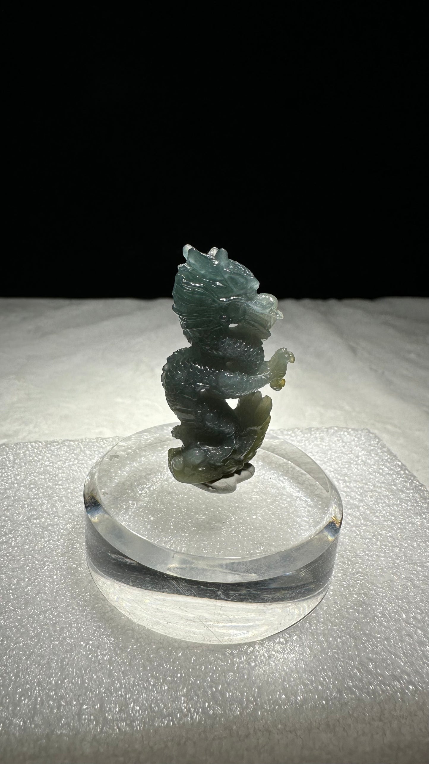 3D Dragon Carving - Guatemala Jade