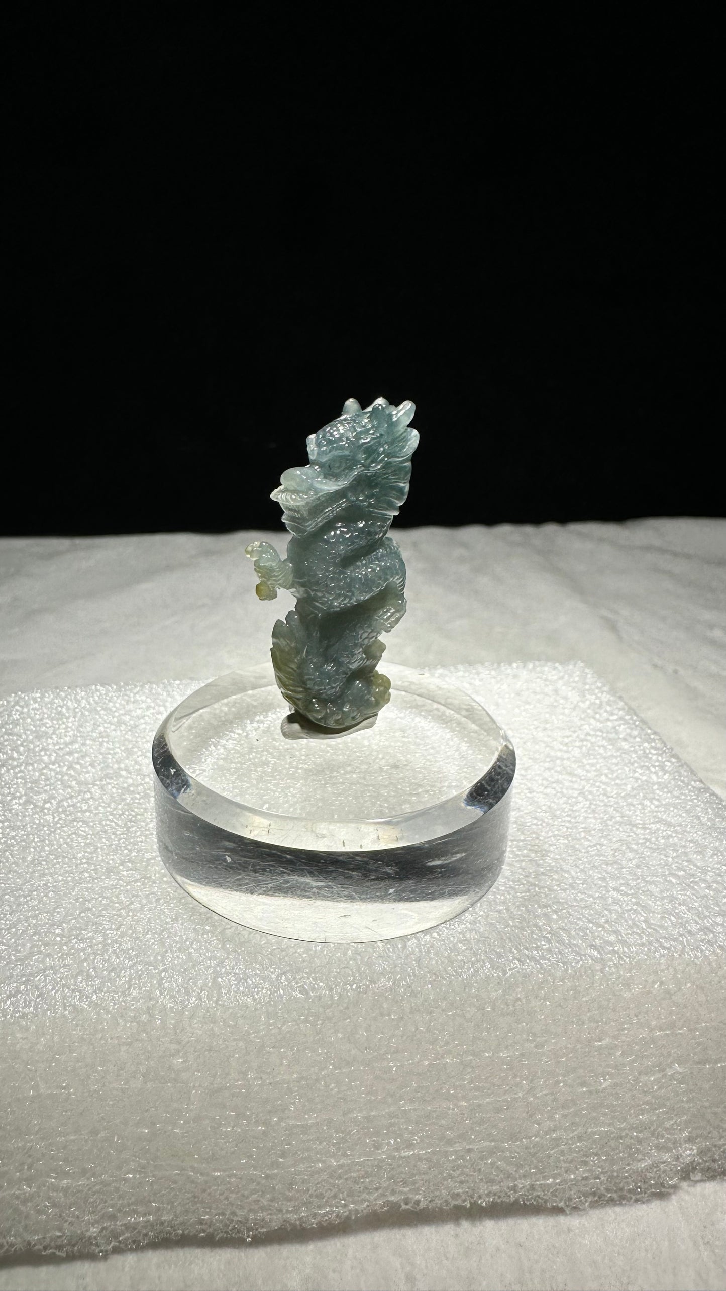 3D Dragon Carving - Guatemala Jade