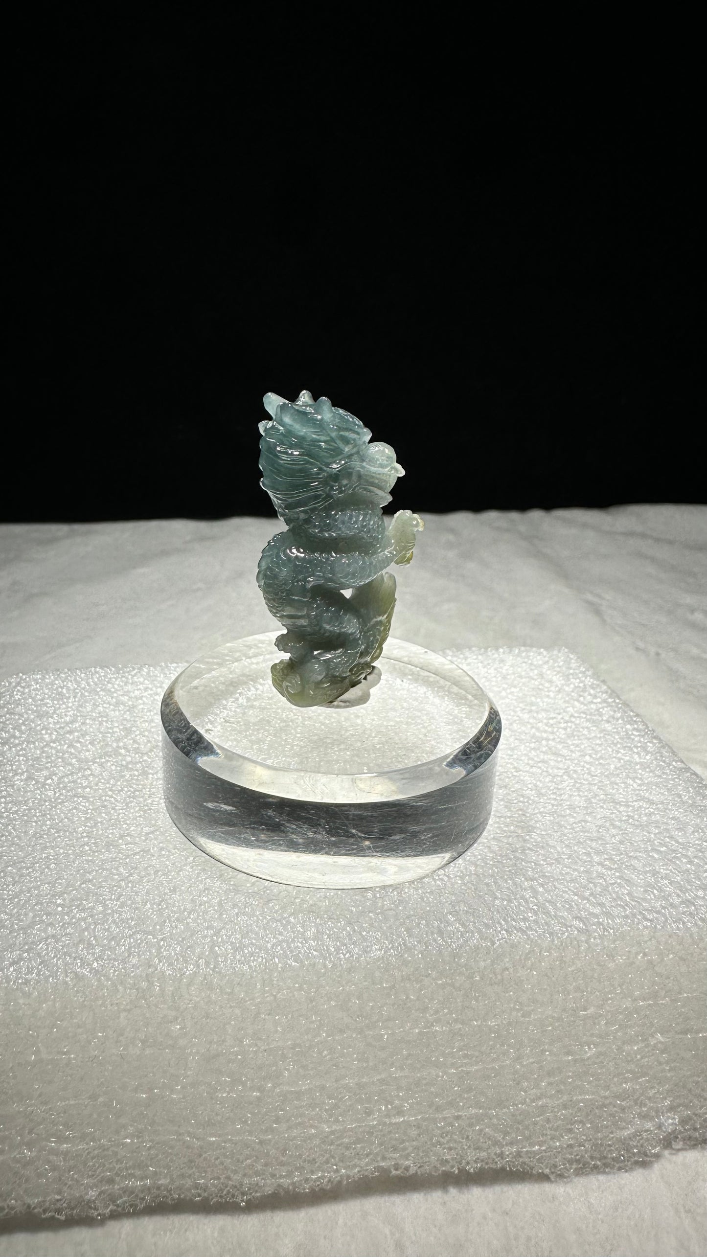 3D Dragon Carving - Guatemala Jade
