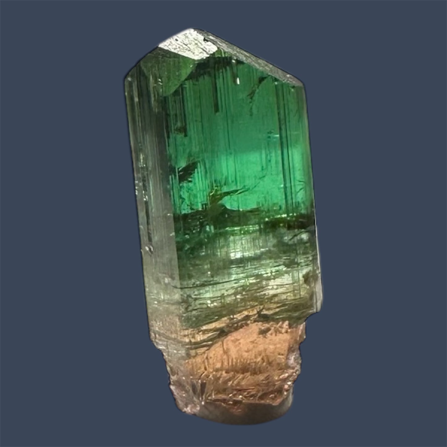 Bi-Color Tourmaline Scepter - Barra de Salinas, Brazil