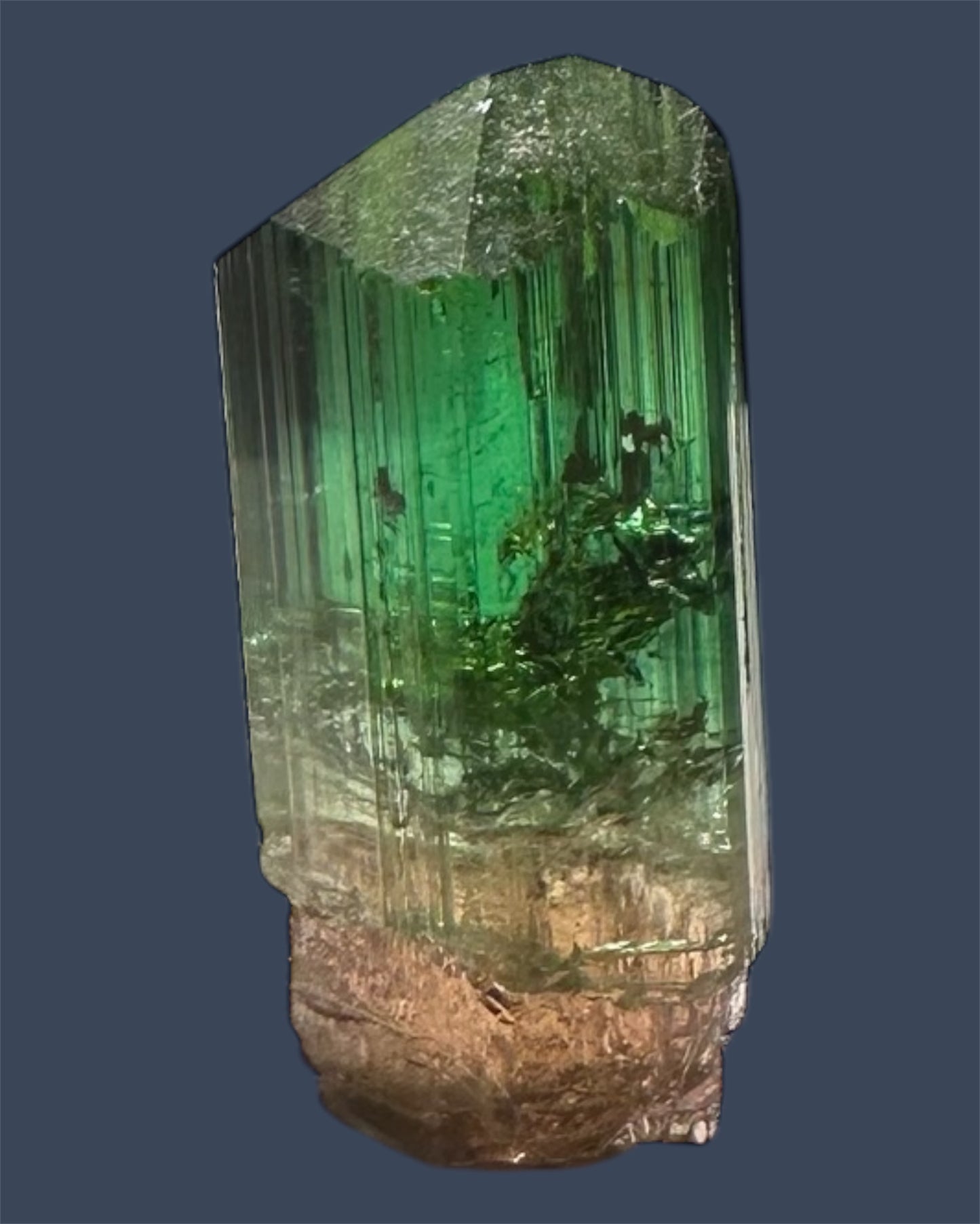Bi-Color Tourmaline Scepter - Barra de Salinas, Brazil